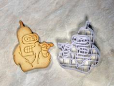 Bender Rodríguez Cookie Cutter 3D Printer Model