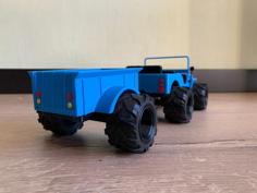 Trailer For WILLYS JEEP 3D Printer Model