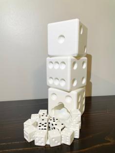 Dice Tower Shaped Dice Tower 3D Printer Model