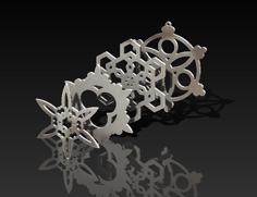 Gothic Snoflakes 3D Printer Model