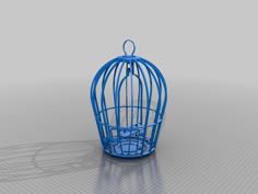 Bird Cage 3D Printer Model