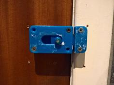 Door Latch 3D Printer Model