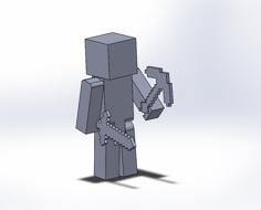 Good Minecraft Guy 3D Printer Model