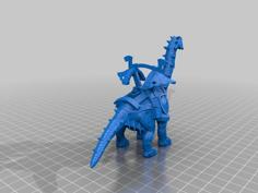 Brutosaur Mount Miniature 3D Printer Model