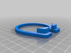 Pipe Clamp DN50 50mm Snap-On One-Screw (Rohrschelle) 3D Printer Model