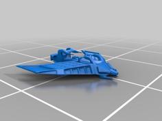 Tessaray Spaceship 3D Printer Model