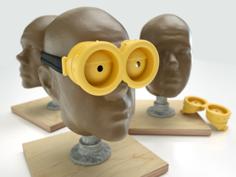 Minion Goggles 3D Printer Model