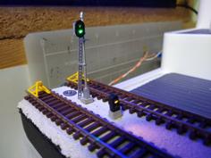 N Scale Lighted Customizable Signals 3D Printer Model