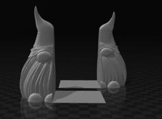 Gnome Bookends 3D Printer Model