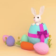 Easter Bunny 3D Printer Model