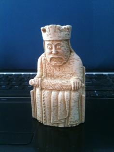 Lewis Chessmen – King 3D Printer Model