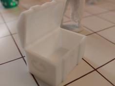 Open Treasure Chest 3D Printer Model