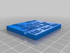 Metric Screw Measurer 3D Printer Model