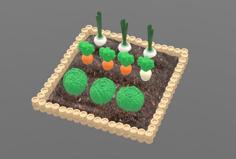 Vegetable Garden Compatible With Sylvanian Families Or Playmobil 3D Printer Model