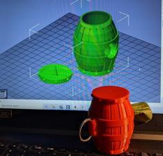 Dog Poop Bag Barrel 3D Printer Model