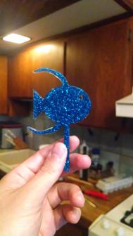 Angel Fish Cake Topper 3D Printer Model