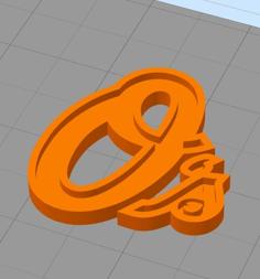 Baltimore Orioles O’s 3D Printer Model