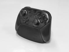 Minimalistic Nintendo Switch Pro Controller Stand 3D Printer Model