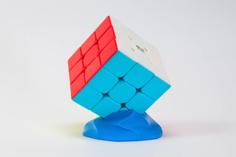 Rubik’s Cube Stand – Twisted Hex 3D Printer Model