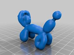 Balloon Dog Pendant 3D Printer Model