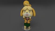 Isabelle – Animal Crossing 3D Printer Model