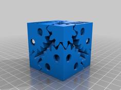 Gear Cube 3D Printer Model