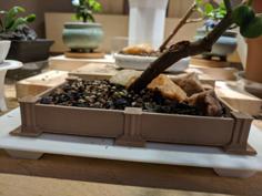 Bonsai Pot With Pillars 3D Printer Model