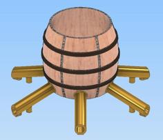 Shot Barrel Dispenser 3D Printer Model