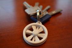 Propeller Key Chain 3D Printer Model