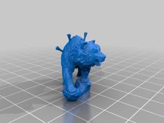 Cave Bear 3D Printer Model