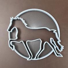 Icelandic Horse String Art 3D Printer Model