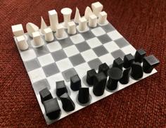 Ultra-Simple Chess Set 3D Printer Model