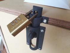 LOCK For Door Or Boxes With PADLOCK 3D Printer Model