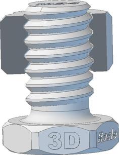 Bolt_and_Nut 3D Printer Model