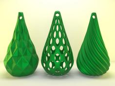 Christmas Tree Ornaments 3D Printer Model