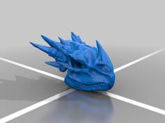 Dragon Skull 3D Printer Model