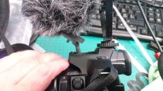 BOYA BY-MM1(or RODE) Microphone Holder (Hotshoe) For Cameras 3D Printer Model