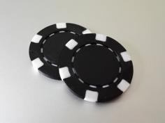 Classic Poker Chip (dual Color) 3D Printer Model