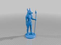 8″ Tall Anubis Statue 3D Printer Model