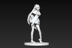 Rias Gremory Figurine 3D Printer Model