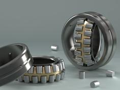 Spherical Roller Bearing Created In PARTsolutions 3D Printer Model