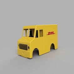 Delivery Truck Body For Wltoy K989 3D Printer Model