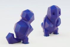 Low-Poly Squirtle 3D Printer Model