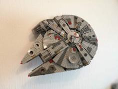 LEGO® Millenium Falcon® Wall Mount 3D Printer Model