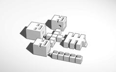 Minecraft Wither 3D Printer Model