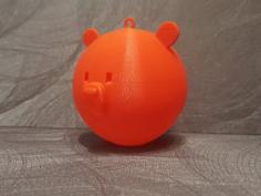 Christmas Bauble Bear 3D Printer Model