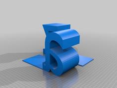 Az Bookend 3D Printer Model