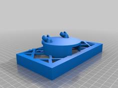 Nexus 6 Wireless Charging Cradle 3D Printer Model