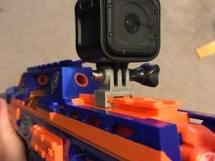 Go Pro Nerf Mount (UPDATED) 3D Printer Model