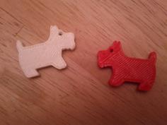 Max The Dog (Small Fridge Magnet) 3D Printer Model